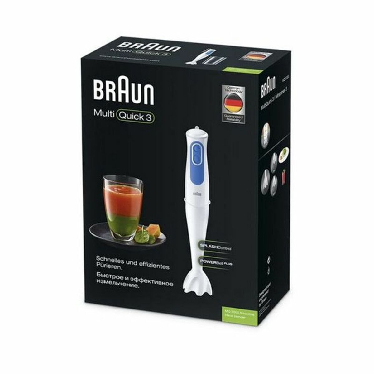 Handblender Braun MQ 3000 Smoothie Wit Wit/Blauw 700 W